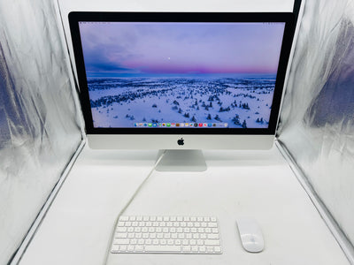 Apple 2020 iMac 27" 5K 3.1GHz 6-Core i5 8GB RAM 256GB SSD RP5300 4GB - Excellent