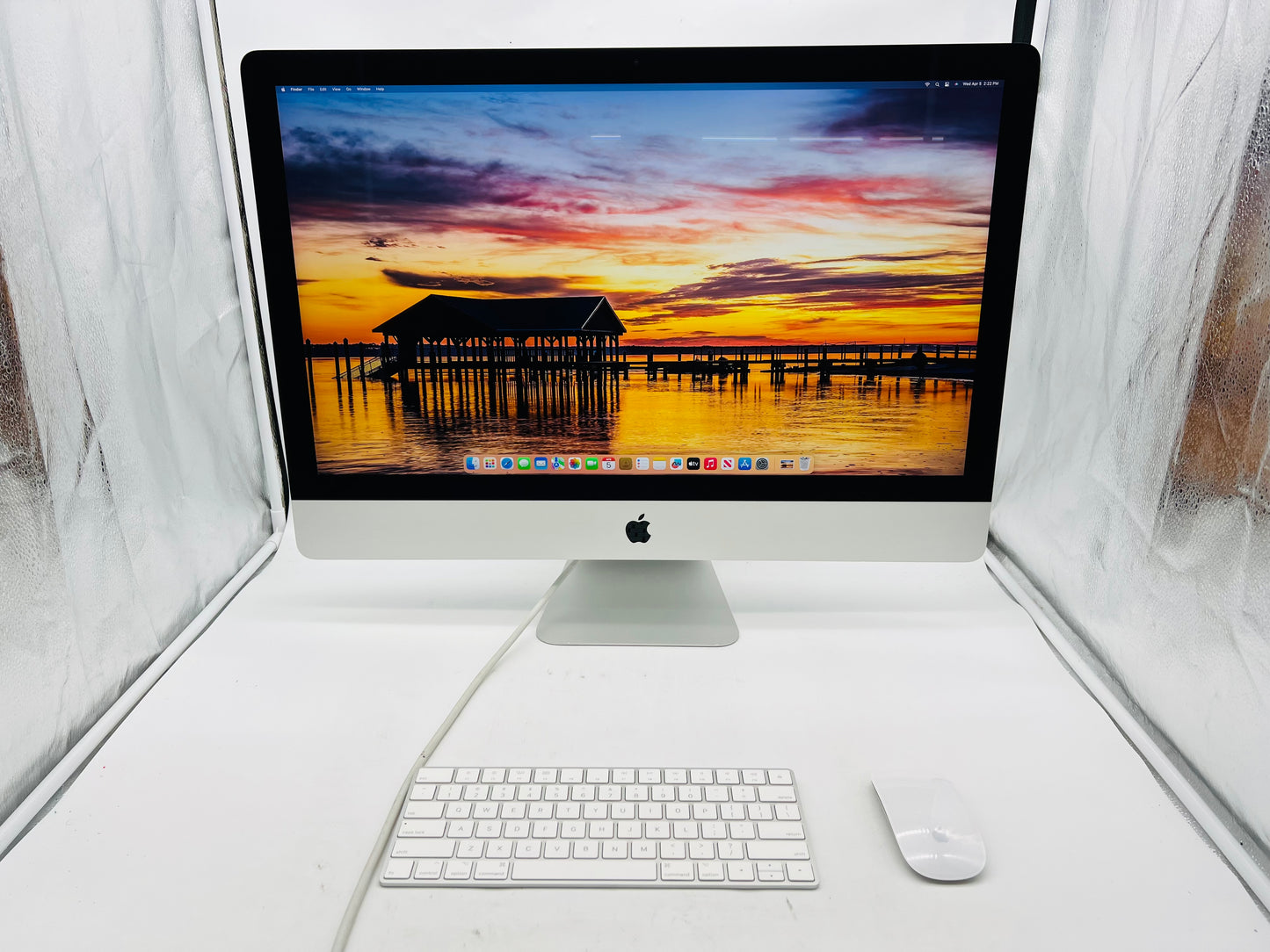 Apple 2019 iMac 27 in 5K 3.7GHz i5 16GB RAM 3TB Fusion RP580X 8GB - Very Good