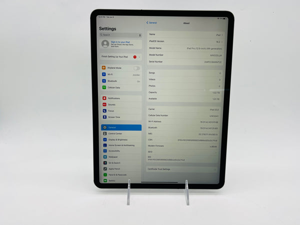 Apple 2020 iPad Pro (4th generation) (12.9-inch) 1TB Wifi + Cell - Very Good