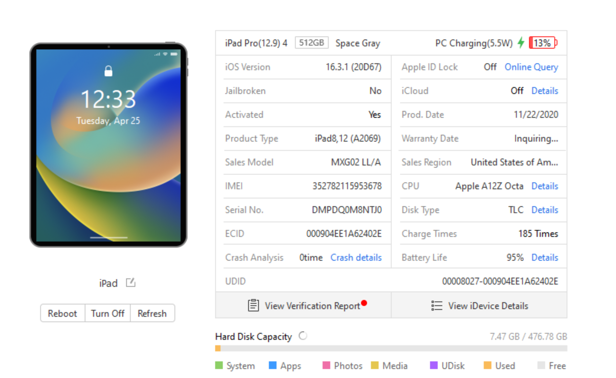 Apple 2020 iPad Pro (4th generation) (12.9-inch) 512GB Wifi + Cell w/accessories