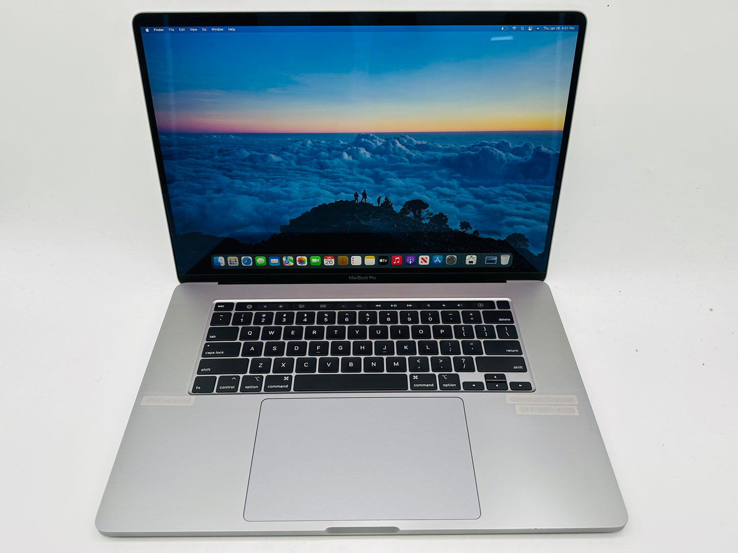 Apple 2019 16 in MacBook Pro TB 2.4GHz 8-Core i9 64GB RAM 2TB SSD RP5500M 8GB