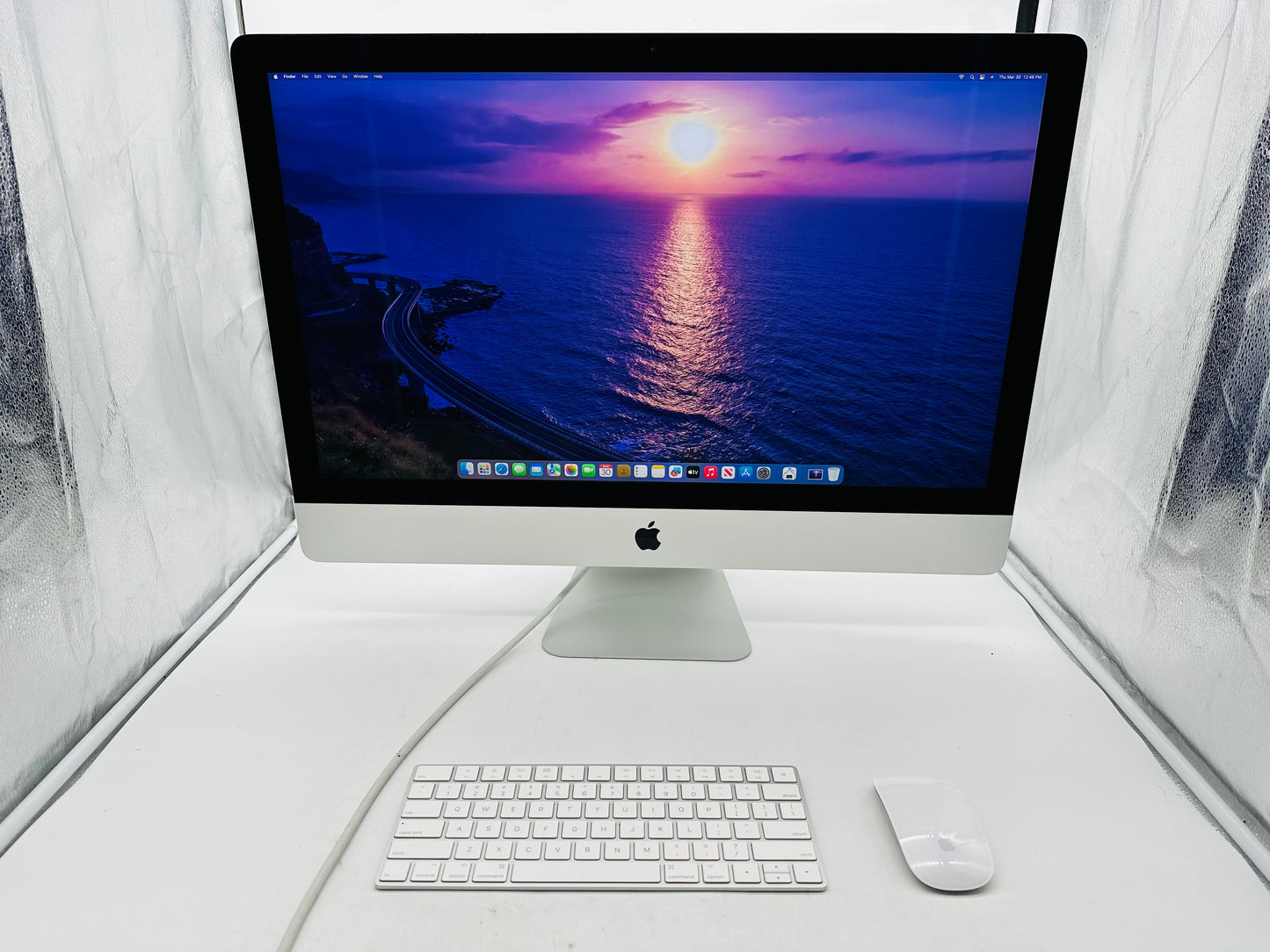 Apple 2019 iMac 27 in 5K Retina 3.6GHz 8-Core i9 64GB RAM 2TB Fusion RP575X 4GB