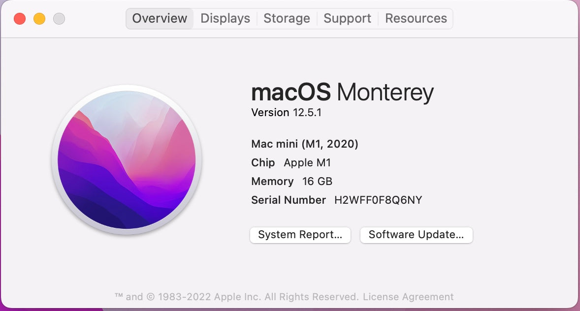 Apple 2020 Mac Mini M1 Chip 8-Core CPU 8-Core GPU 16GB RAM 256GB SSD
